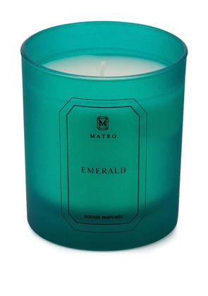 Mateo Emerald scented candle - Blue