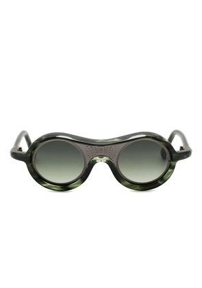 Yohji Yamamoto round-frame sunglasses - Green