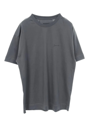 Givenchy Pre-Owned 2010s signature-logo T-shirt - Grey