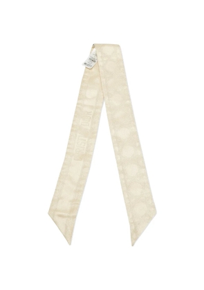 Christian Dior Pre-Owned Mitzah logo-detail scarf - Neutrals