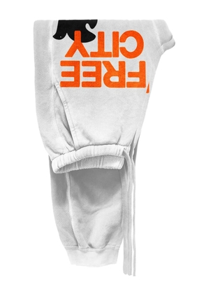 FreeCity sunfades drawstring sweatpants - White