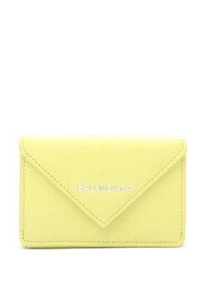 Balenciaga Pre-Owned 2010-2025 Mini Calfskin Paper Wallet small wallets - Yellow