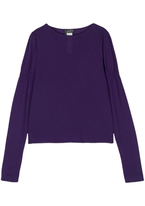 Versace Pre-Owned 2000s gathered sweater - Purple