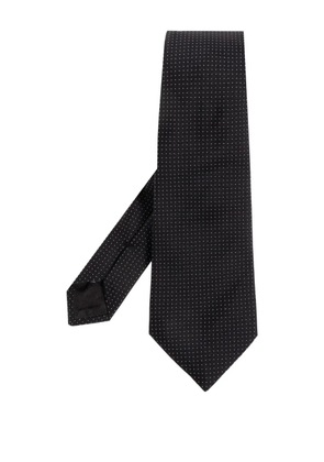 Giorgio Armani dotted tie - Black