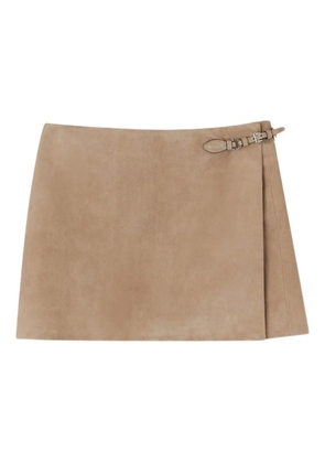 Ermanno Scervino buckle-fastening wrap skirt - Brown