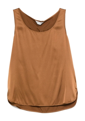 Max Mara scoop-neck top - Brown