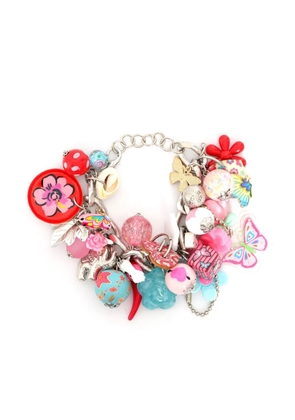Amir Slama Bijoux multi-charm chain bracelet - Silver