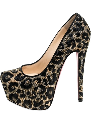 Christian Louboutin Pre-Owned 160mm Daffodile platform pumps - Black