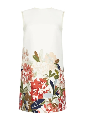 Adam Lippes Ani printed mini dress - White