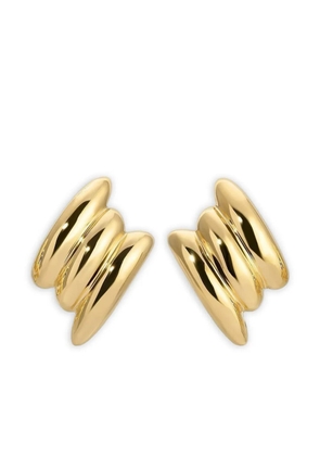Anita Ko 18K yellow gold large Claire earrings