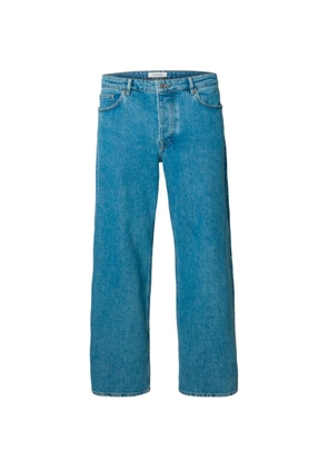 SELECTED cotton loose trousers - Blue