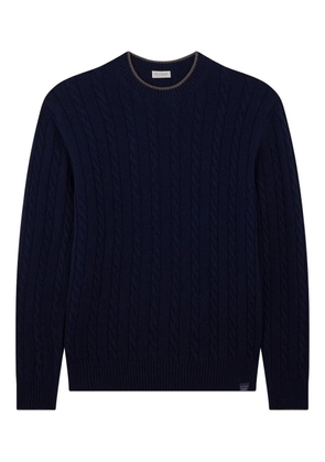 Paul & Shark cable-knit turtleneck sweater - Blue