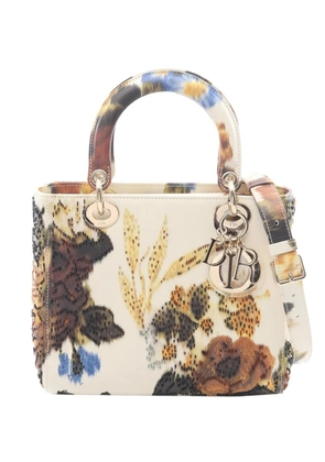 Christian Dior Pre-Owned 2010-2026 Mini Lady D-Lite satchel - White