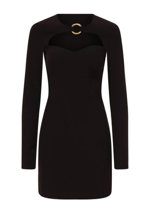 Just Cavalli ring-detail mini dress - Black