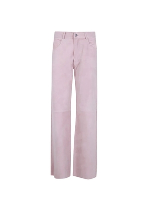 Haikure suede trousers - Pink