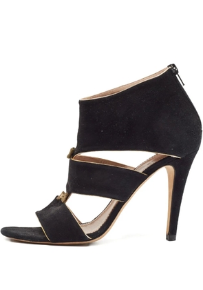 Chloé Pre-Owned 110mm strappy open-toe heels - Black