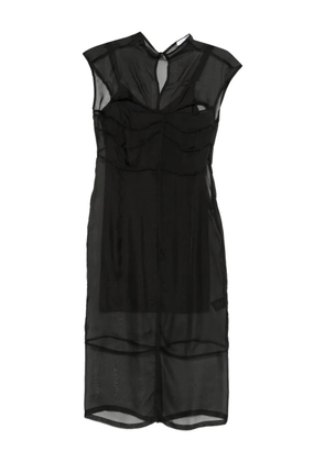 Patrizia Pepe sleeveless midi dress - Black