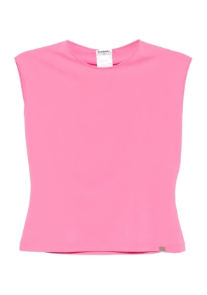 CHANEL Pre-Owned 2000 sleeveless tank top - Pink