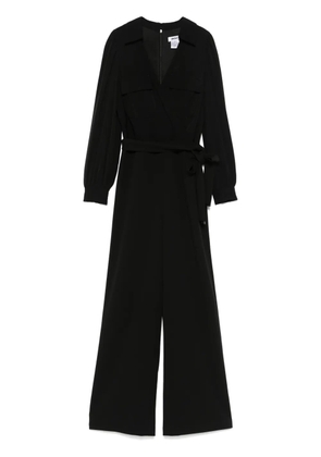DKNY bishop-sleeves jumpsuit - Black