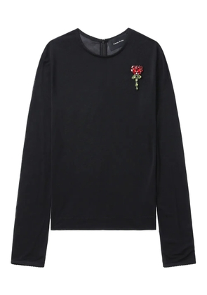 Simone Rocha long sleeve t-shirt - Black