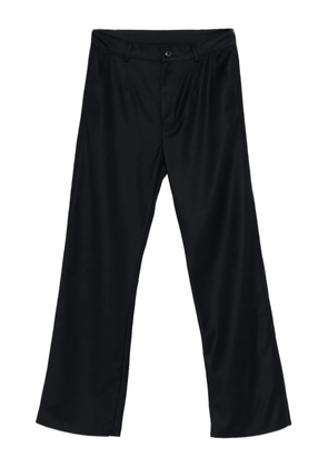 Private 0204 button-fly wool trousers - Blue
