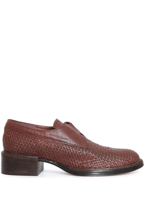 Sarah Chofakian Munch loafers - Brown
