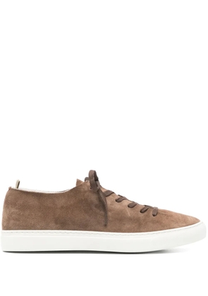 Officine Creative suede sneakers - Brown