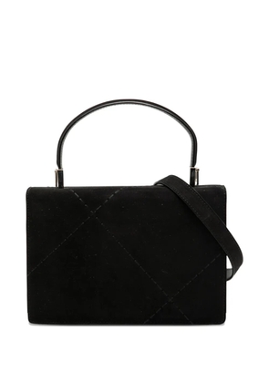 Ferragamo Pre-Owned 1990-2025 Suede satchel - Black