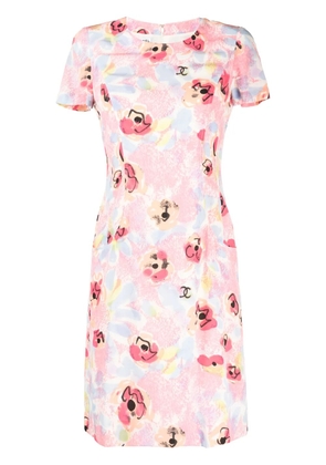 CHANEL Pre-Owned 1997 CC floral-print dress - Pink