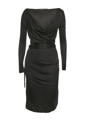 Gucci Pre-Owned cowl-neck dress - Black