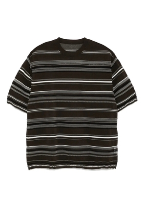 JNBY striped T-shirt - Brown
