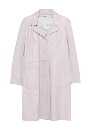 A.N.G.E.L.O. Vintage Cult 1990s leather coat - Purple