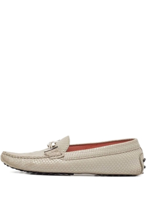 Tod's Vintage leather loafers - Grey