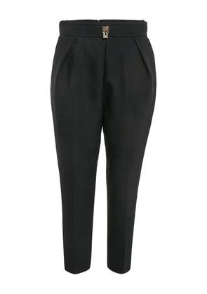 Elisabetta Franchi pleated trousers - Black