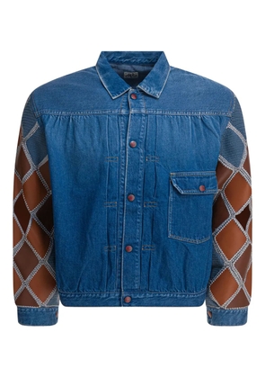 KAPITAL panelled denim jacket - Blue