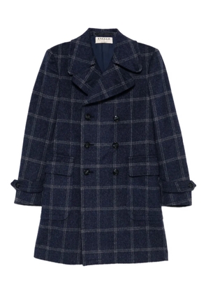 A.N.G.E.L.O. Vintage Cult 1970s checked coat - Blue