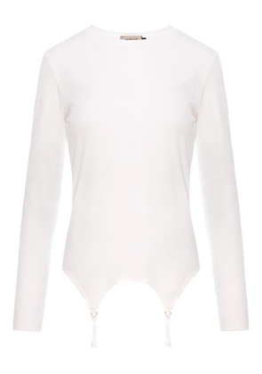 Murmur Garter Top - White