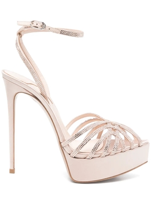 Le Silla 140m crystal-embellished sandals - Pink