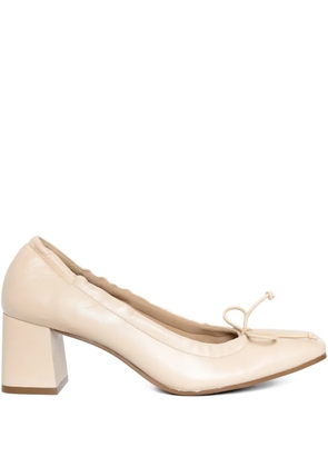 Studio Chofakian 50mm Studio 158 block-heel ballet pumps - Neutrals