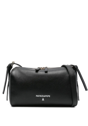 Patrizia Pepe Never Complete leather shoulder bag - Black