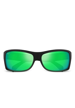 Maui Jim rectangular mirrored sunglasses - Black