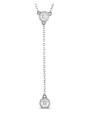 LB Exclusive 14K white gold diamond necklace - Silver