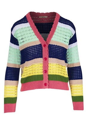 Odeeh striped cardigan - Blue