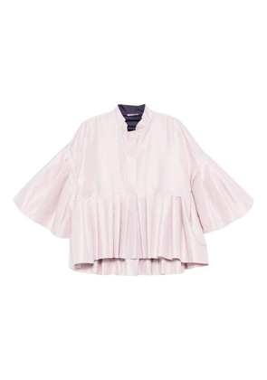 Parlor flounce-hem jacket - Pink