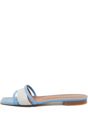 Malone Souliers pre-owned Demi two-band flat sandals - Blue