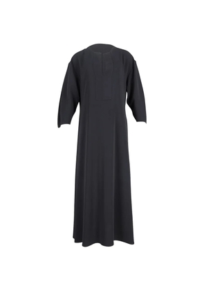 TOTEME crem-neck maxi dress - Black