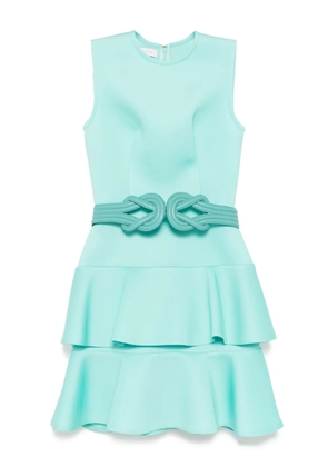 Saiid Kobeisy ruffled mini dress - Green