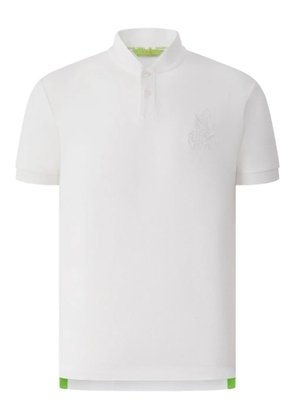 Shanghai Tang tang dragon cotton polo - White