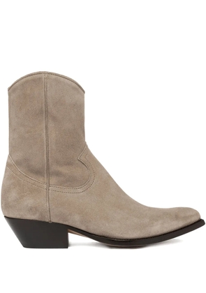 Buttero 40mm suede boots - Neutrals