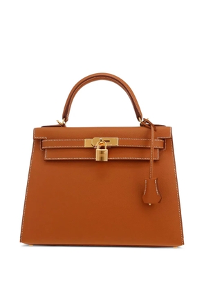 Hermès Pre-Owned Kelly Epsom-leather tote bag - Brown
